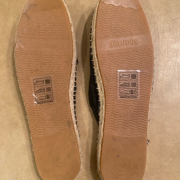 SOLUDOS ALMA ESPADRILLE MULES - BLACK - Picture 2 of 2